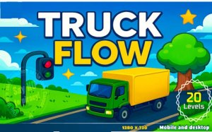 Truck Flow: Traffic Logic Puzzle Online Game - Ludoryx free online game