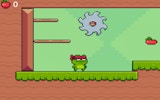 Green Ninja Collects Apples - Free Online Arcade Game