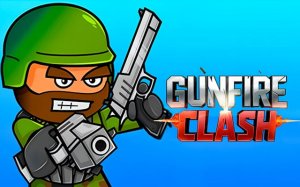 Gunfire Clash: 2D Multiplayer Precision Shooter Online Game - Ludoryx free online game