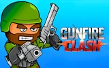 Gunfire Clash: 2D Multiplayer Precision Shooter Online Game