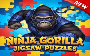 Ninja Gorilla Jigsaw Puzzles Online Game - Ludoryx free online game