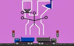 Sand Truck: Color Pipe Puzzle Online Game - Ludoryx free online game