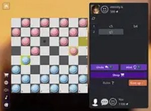 Classic Checkers Strategy Board Game